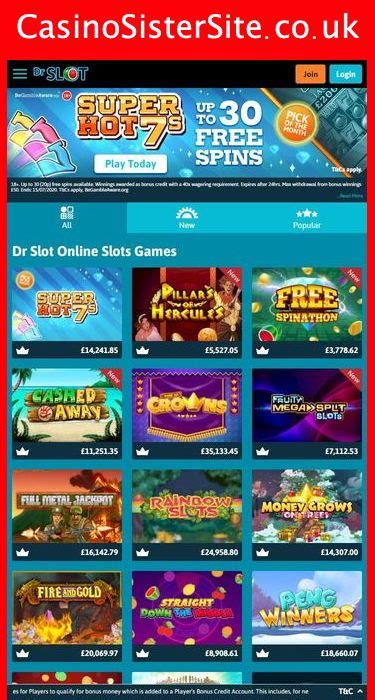 dr slot sister sites|Dr Slot Sister Sites – Play at Sites like Dr Slot Casino (2024).